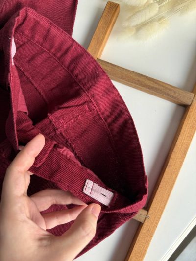 Unisex Denim Bordo Takım - Görsel 3