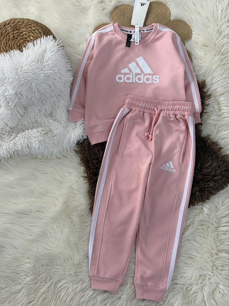 Emirrkids_8d9c4fcc6462219b63bcb8ac0421e726 Pembe Kız Takım ( 3 İp Şardonlu) - Görsel 1