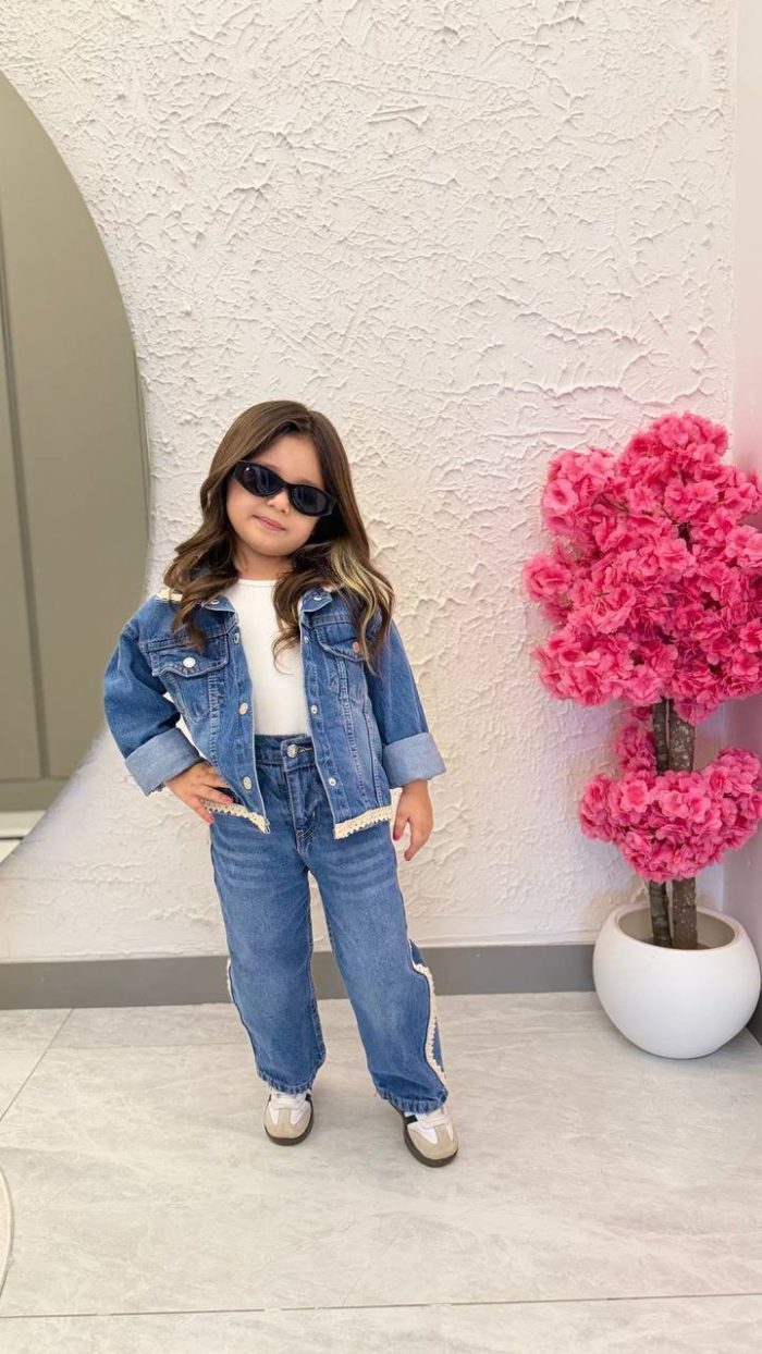 Dantelli Denim 2li Takım - Görsel 4