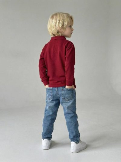 Bordo Pantolon Takım - Görsel 3