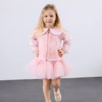 Pembe İthal Tüllü Etekli Takım