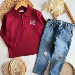 Bordo Pantolon Takım