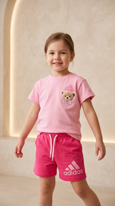 Pembe Şortlu Takım